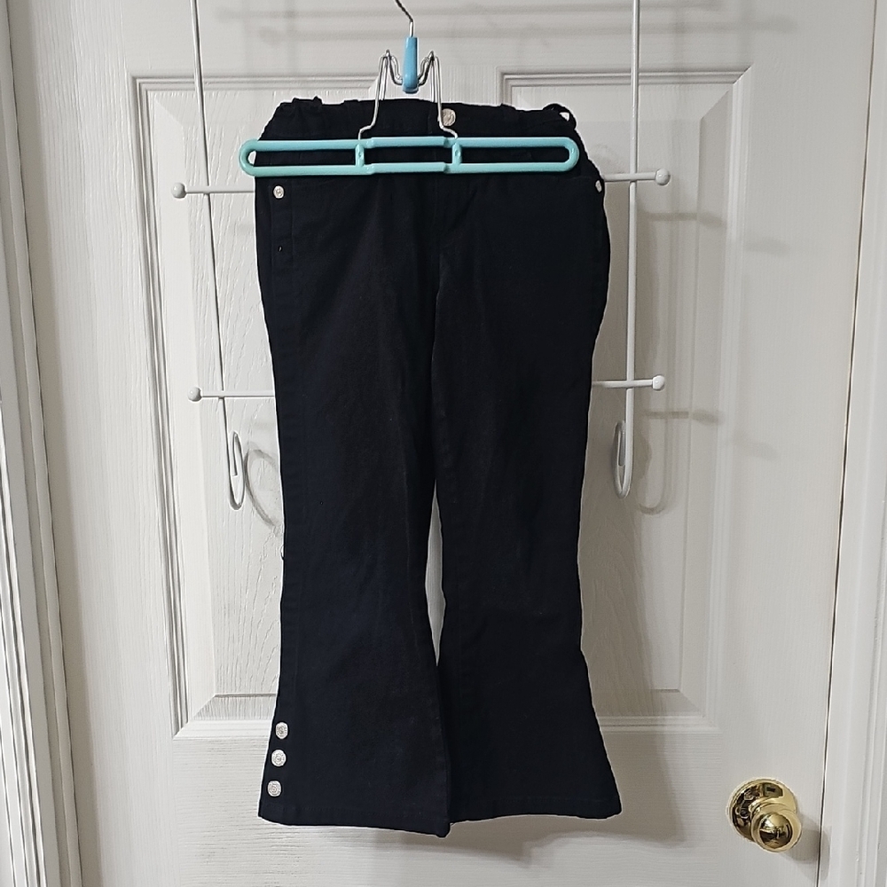 Blue Heritage Little Girls Black Denim Pants Size 6X